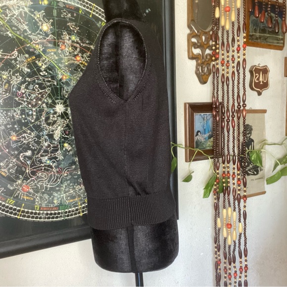 VTG Fia Italia Handloomed Knit Sweater tank Top! Rayon/Cotton. Large. - Picture 5 of 14